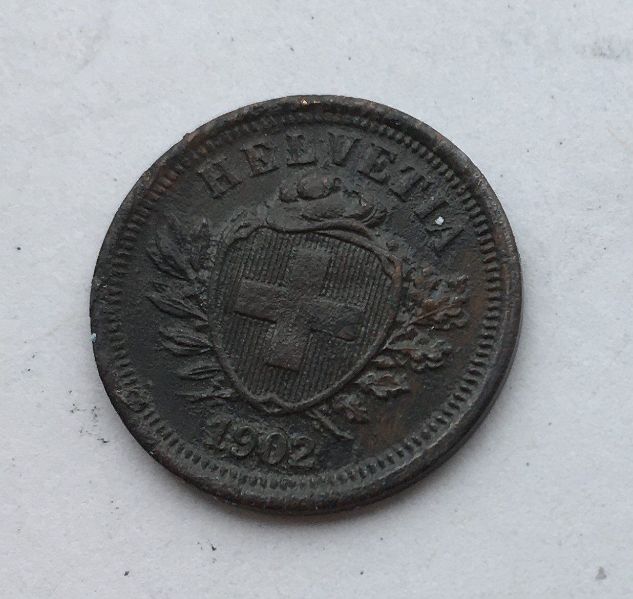 Tutti le monete: 1902 1 Rappen vz – Usato da Kirchberg SG venduto da Helveticus00