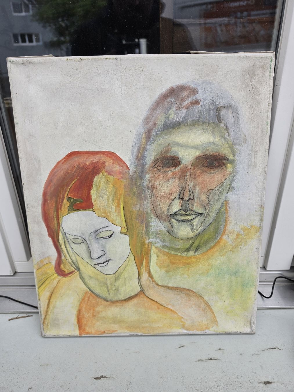 Gemälde: Gemälde, Portrait, , schöne Farben, Herbstdeko. – Gebraucht aus Mettlen von elios0888