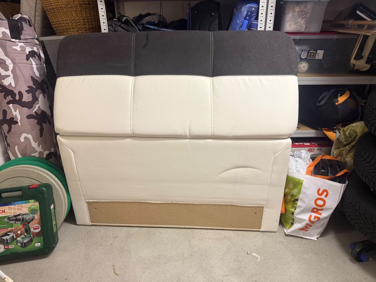 Lits: Boxspringbett 120x200 cm mit Kopfteil  – D'occasion à Seuzach par Rockyalps 3