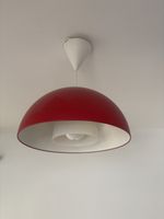 Retro red ceiling light - Mid-Century