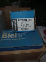 Bieler Holzschrauben 6x80mm, verzinkt, 100 Stk, neuwertig