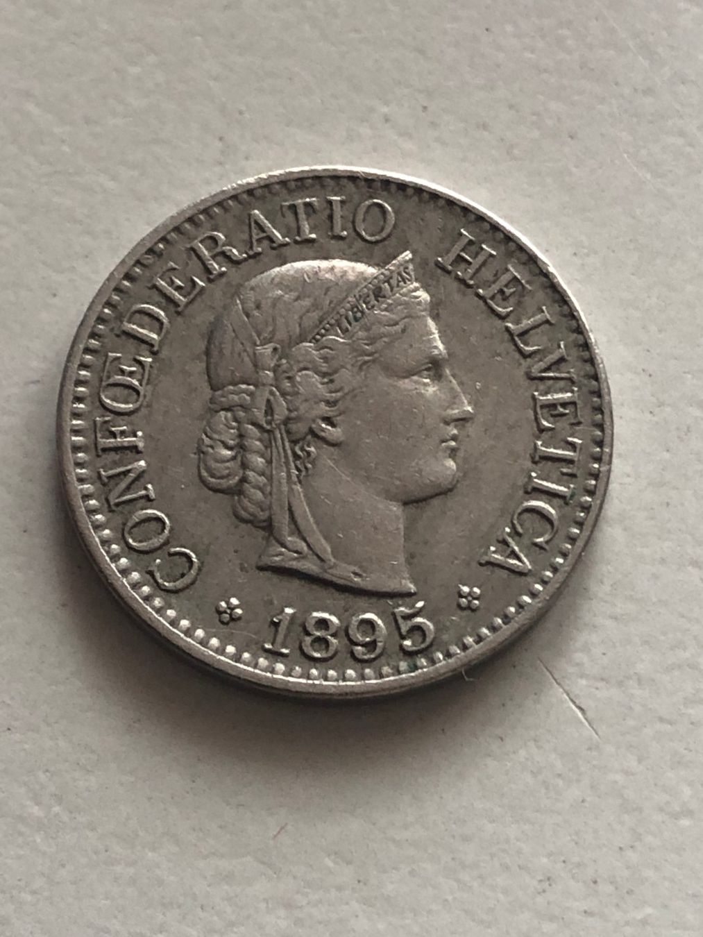 Tutti le monete: 10 Rp. 1895 Top – Usato da Schötz venduto da Odpa