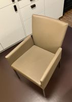 6x Pfister Leder-Esszimmerstühle