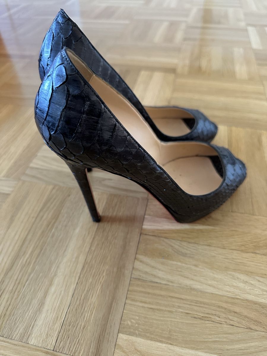 Christian Louboutin Scarpe da donna: Designer Heels: Christian Louboutin Python Leather Sz38 – Nuovo (secondo la descrizione) da Versoix venduto da pen_6hgs