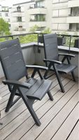2 Grey Garden Chairs 