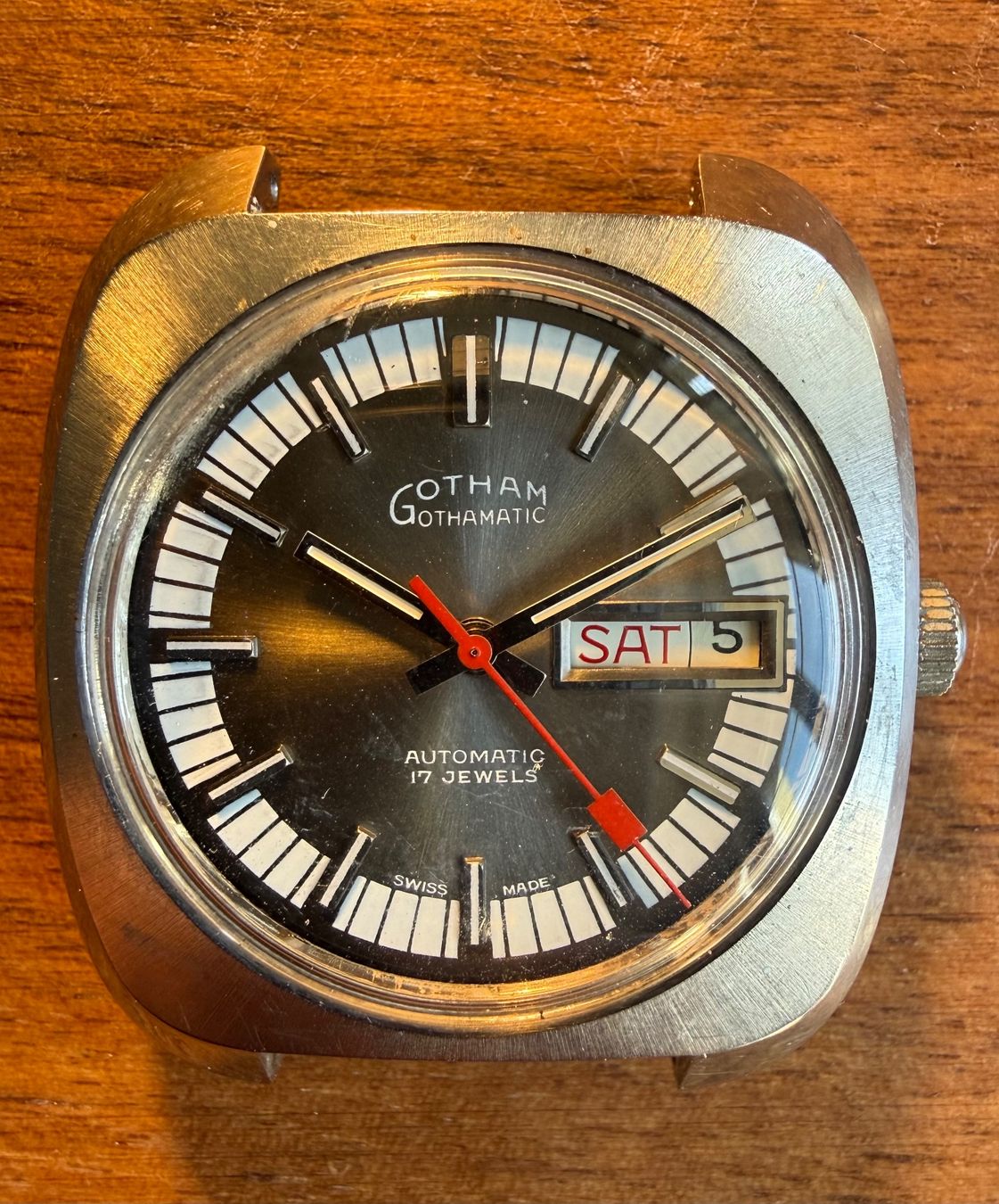 Orologi: Vintage Gotham Gothamatic Day Date – Usato da Bern venduto da whe_5vth