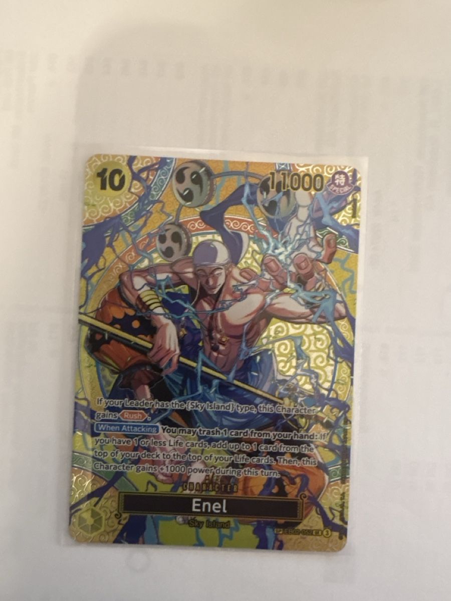 Bandai Carte collezionabili: One Piece TCG - SP Enel EB02-052 EN – Nuovo (secondo la descrizione) da Birsfelden venduto da alex4127