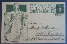 CH - Postkarte - St. Gallen nach St. Finden
