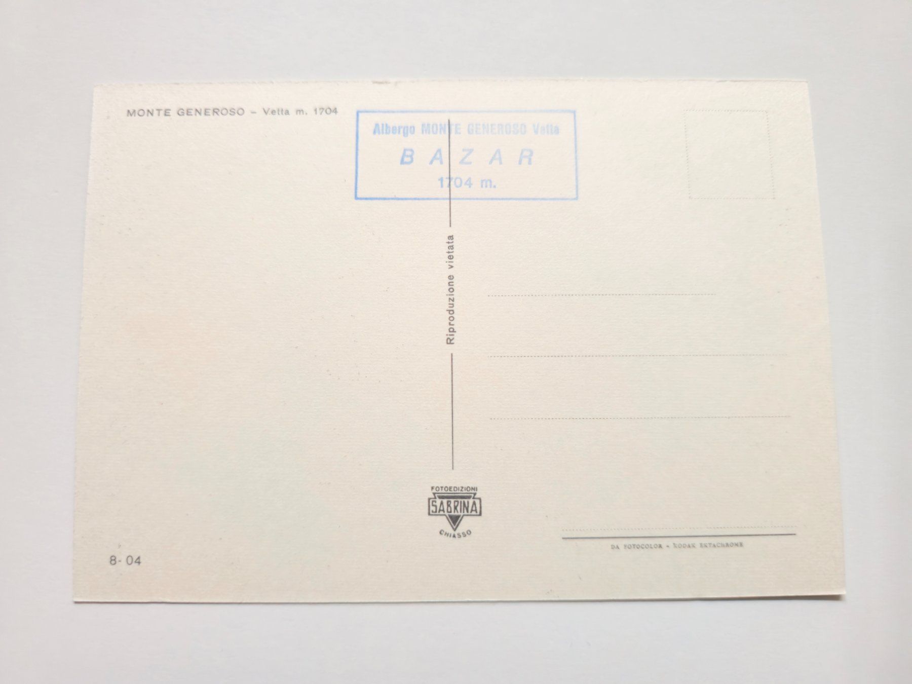 Cartoline postali: AK Monte Generoso alt – Usato da Dättlikon venduto da Wundertuete_ 1