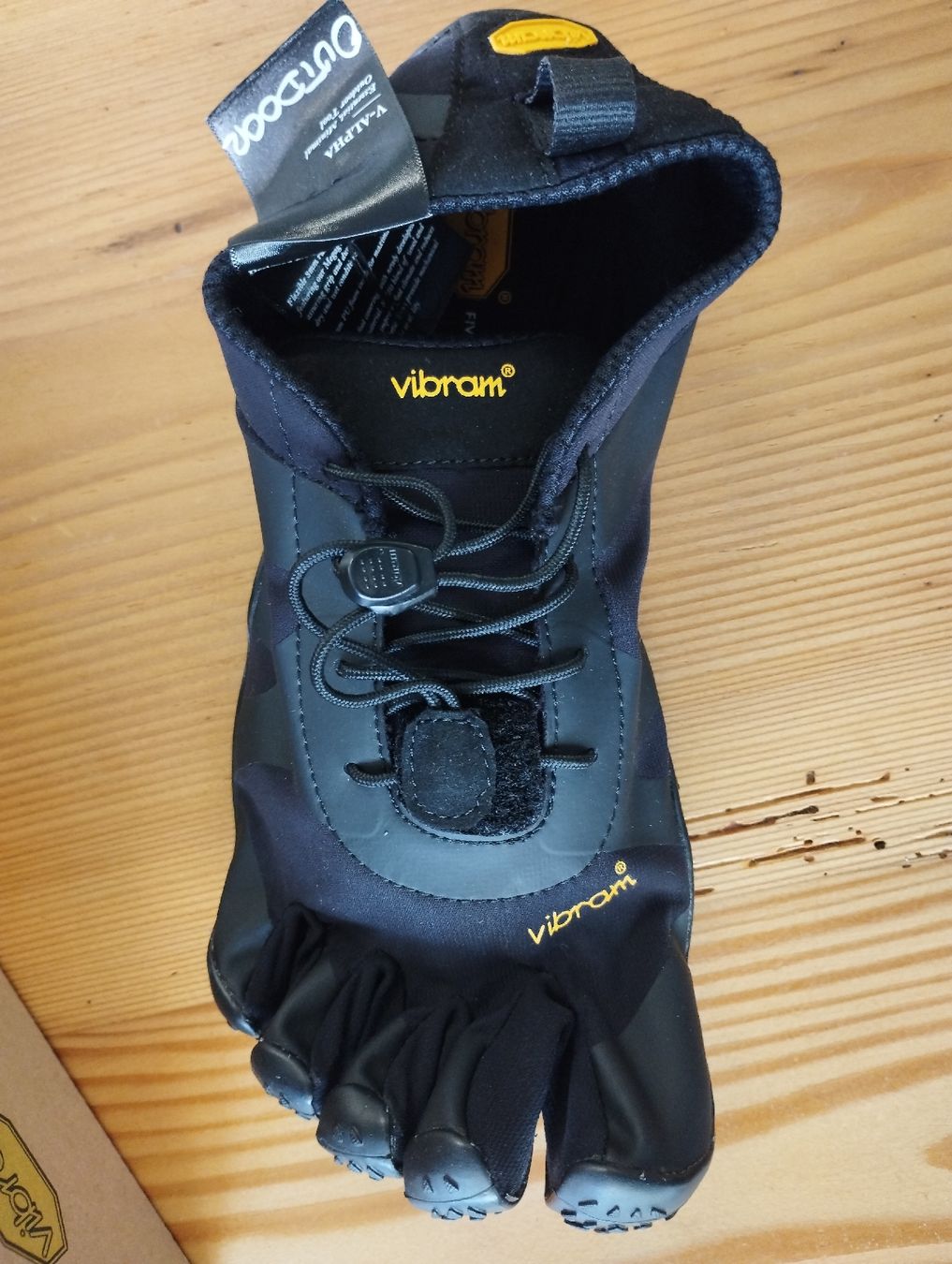 Vibram Scarpe da uomo: Vibram FiveFingers V-Alpha Gr. 39, Barfussschuhe, Schwarz – Nuovo e nell'imballaggio originale da Schnottwil venduto da Mana6