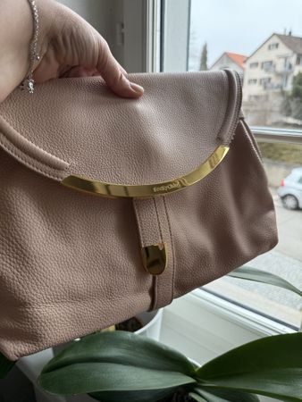 See by Chloé Umhängetasche Leder beige Clutch