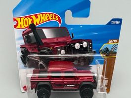 Hot Wheels '15 Land Rover Defender Double Cab 1:64 Neu OVP