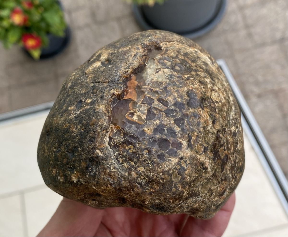 Minerali & Pietre curative: Schöne Achat Geode – Usato da Selzach venduto da 321compac 4