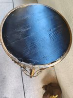 Beistelltisch  vintage schwarz gold