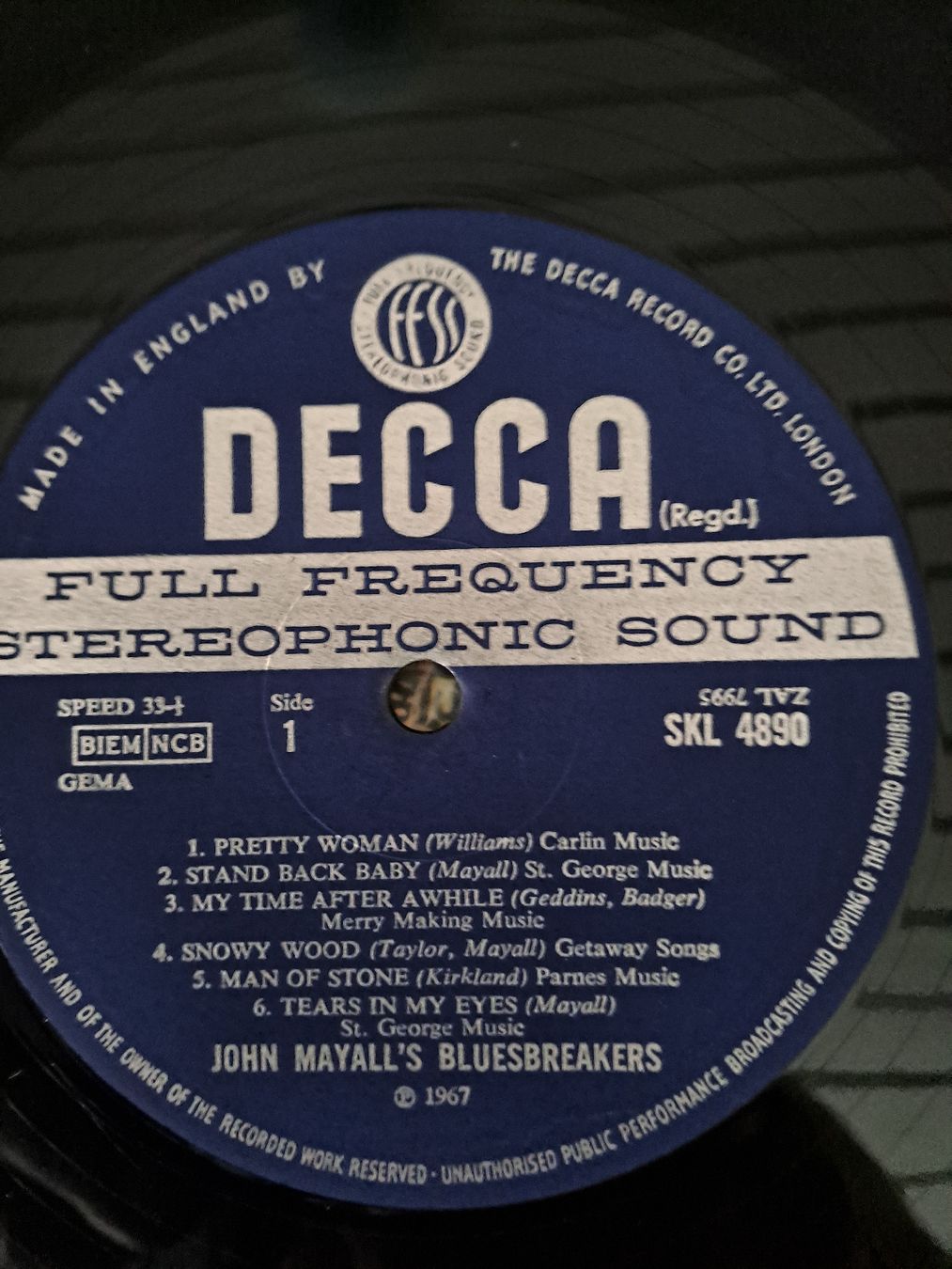 Dischi in vinile: LP  JOHN MAYALL  "Crusade"  DECCA – Usato da Uetendorf venduto da Essiggurken 2