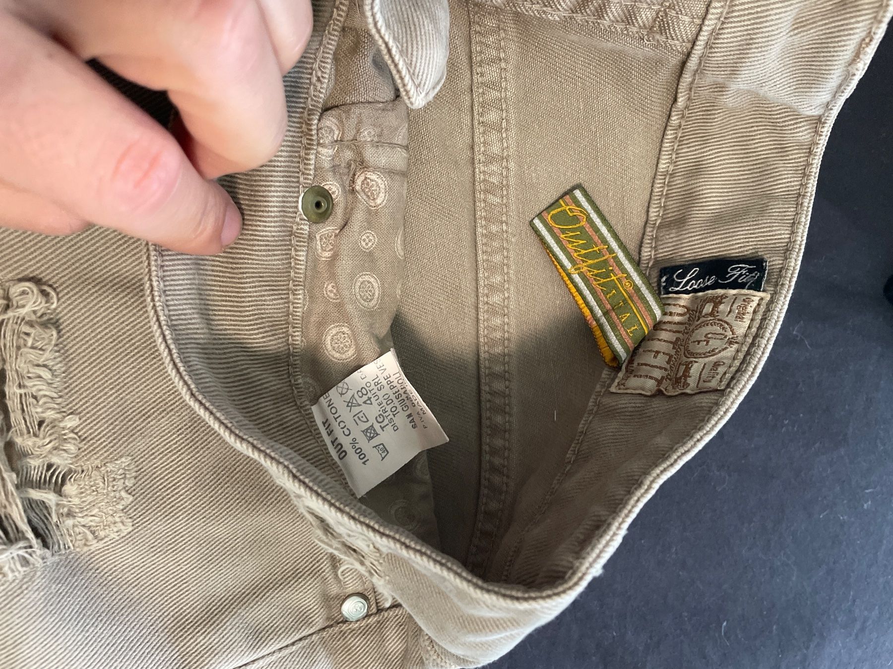 Jeans: Jeans beige – Nuovo (secondo la descrizione) da Riva San Vitale venduto da dan_5r87 2