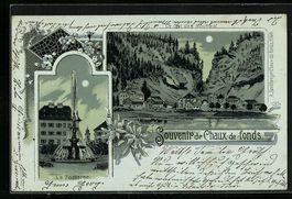 Litho La Chaux-de-Fonds, La Fontaine, Le