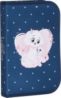 BECKMANN Schüleretui Classic Pet Friends Blue