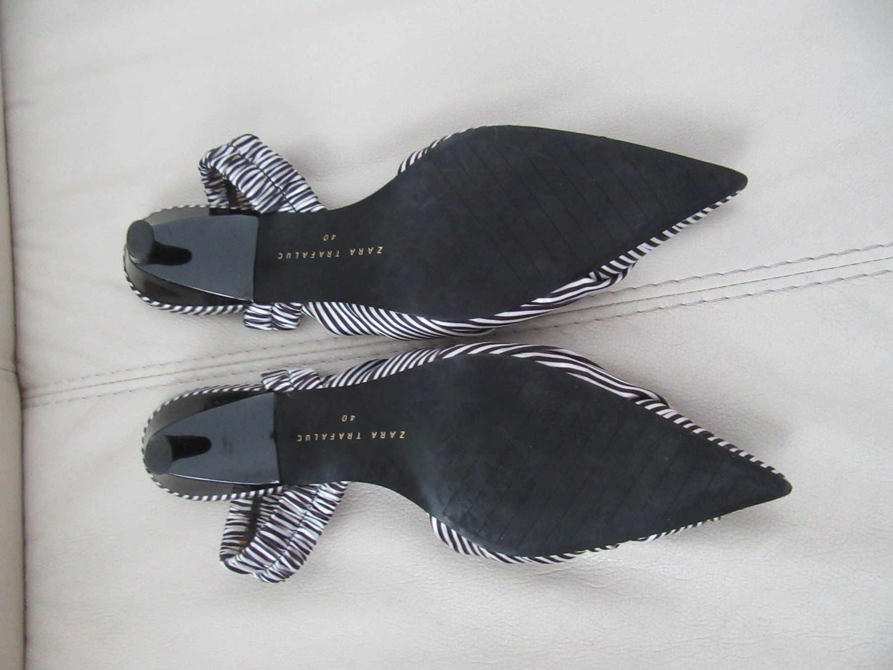 Zara Damenschuhe: Damen Sandalette Gr 40  ZARA – Neu (gemäss Beschreibung) aus Mels von Sandylein 4