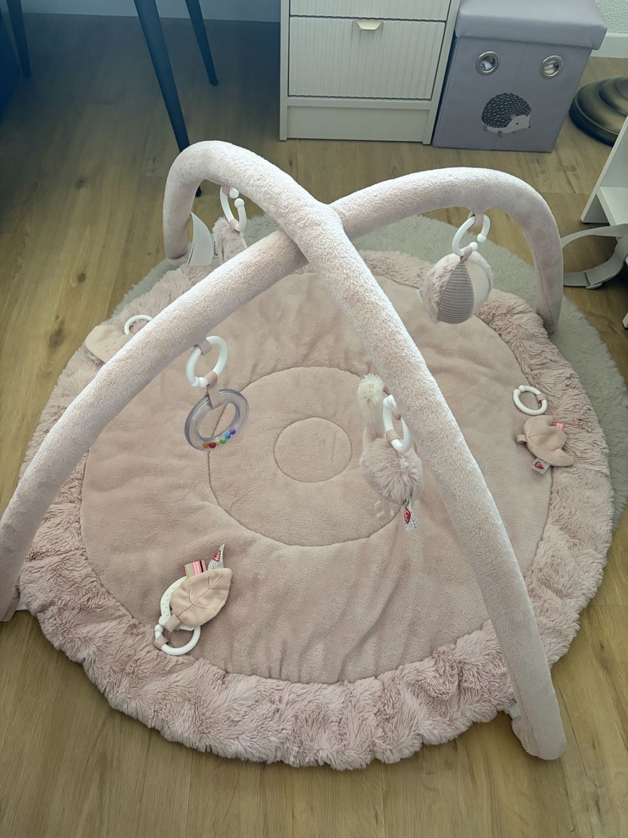 Tappeto da gioco: FEHN Spielbogen mit 3-D-Activity-Decke Flamingo rosa – Usato da Oberdiessbach venduto da Wiederliebe 1