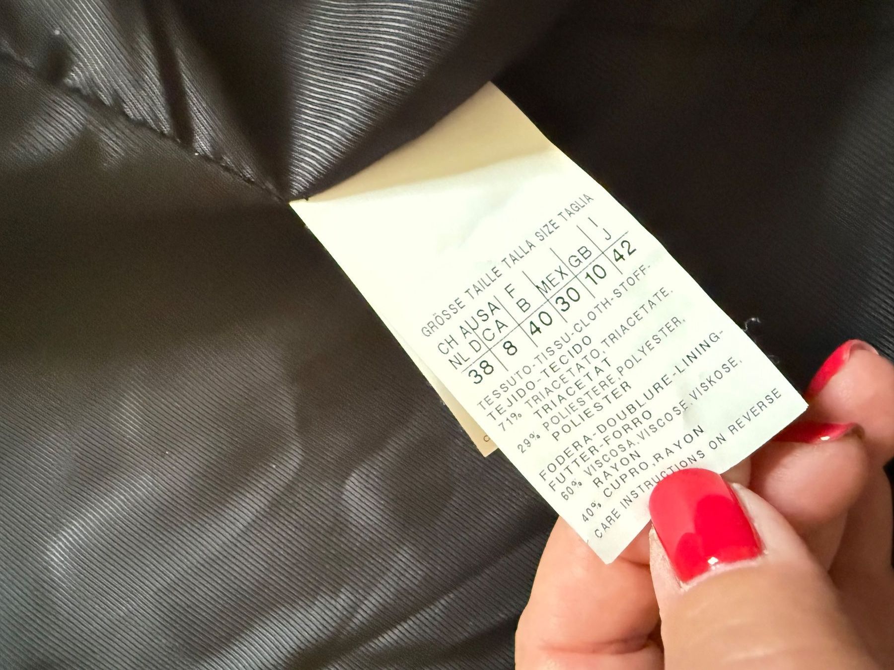 Max Mara Jacken: Max Mara Blazer Schwarz Gr 38 Top Zustand – Gebraucht aus Horgen von tsp_qr5b 2