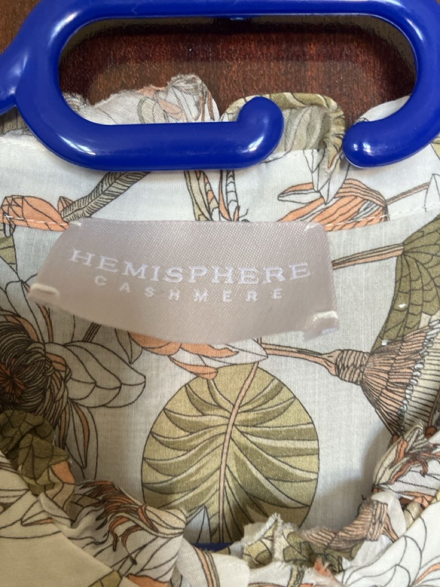 Hemisphere Camicette: Hemisphere Cashmere Bluse, Blumenmuster, Grösse 38 – Usato da Zürich venduto da ste_5hsh 4