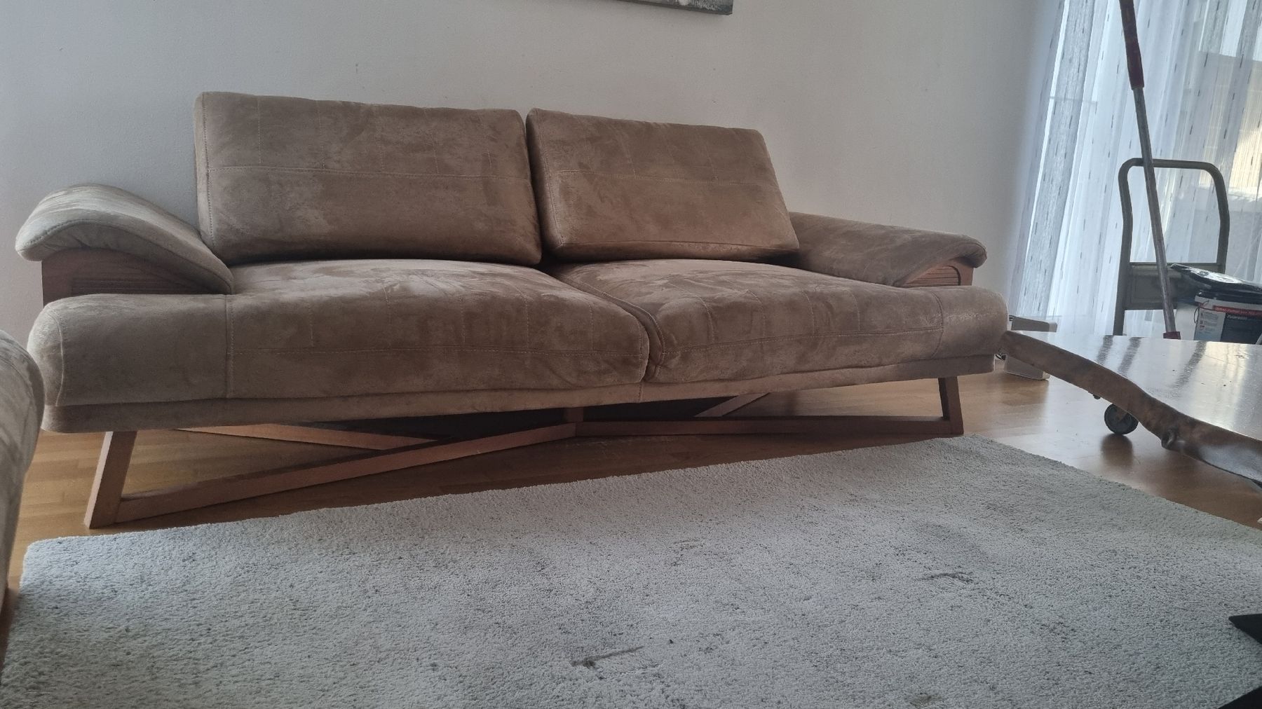 Divani: 2x 3er Sofas - hellbraun, guter Zustand – Usato da Glattbrugg venduto da comab 6