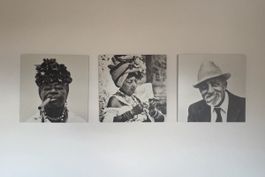3x Alu-Dibond Wandbilder 60x60 cm – Portraits aus Kuba