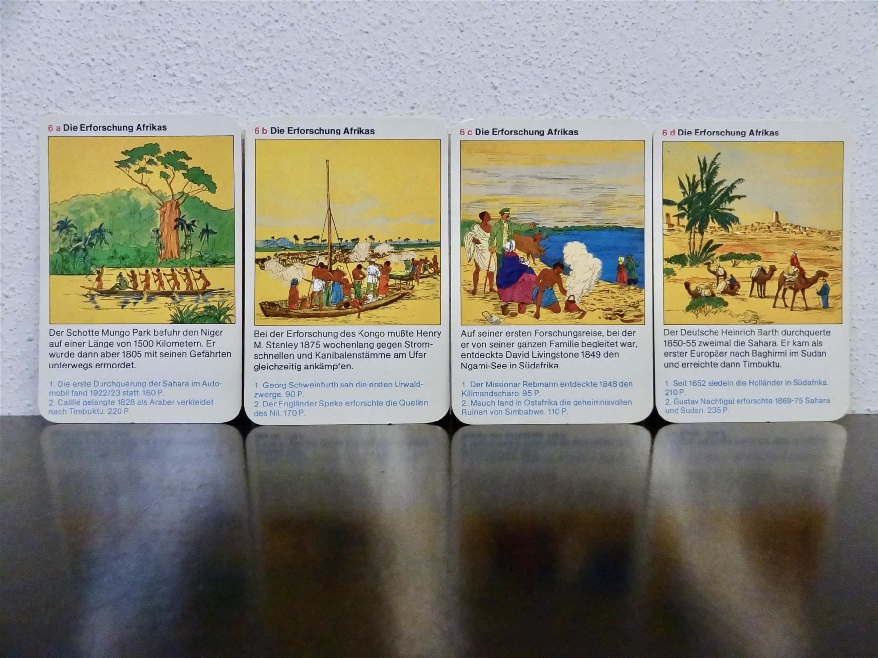 Ravensburger Giochi: schönes Quartett ENTDECKER UND EROBERER – Usato da Kerzers venduto da wisaundso 7