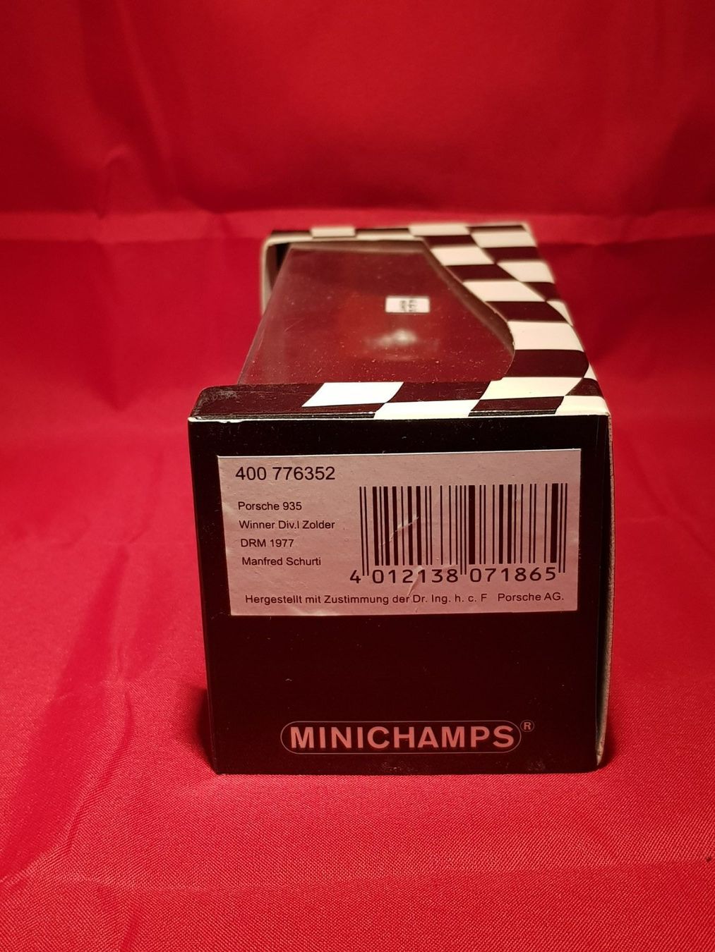 Porsche Modellautos: Porsche 935 Zolder DRM 1977 – Neu und originalverpackt aus Chézard-St-Martin von AlPat-Collections 5