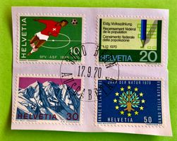 Nr.486/487/488/489 GESTEMPELT Bern 1970 (2)    