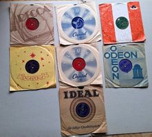 7 alte Schallplatten aus den 40er-50er Jahren