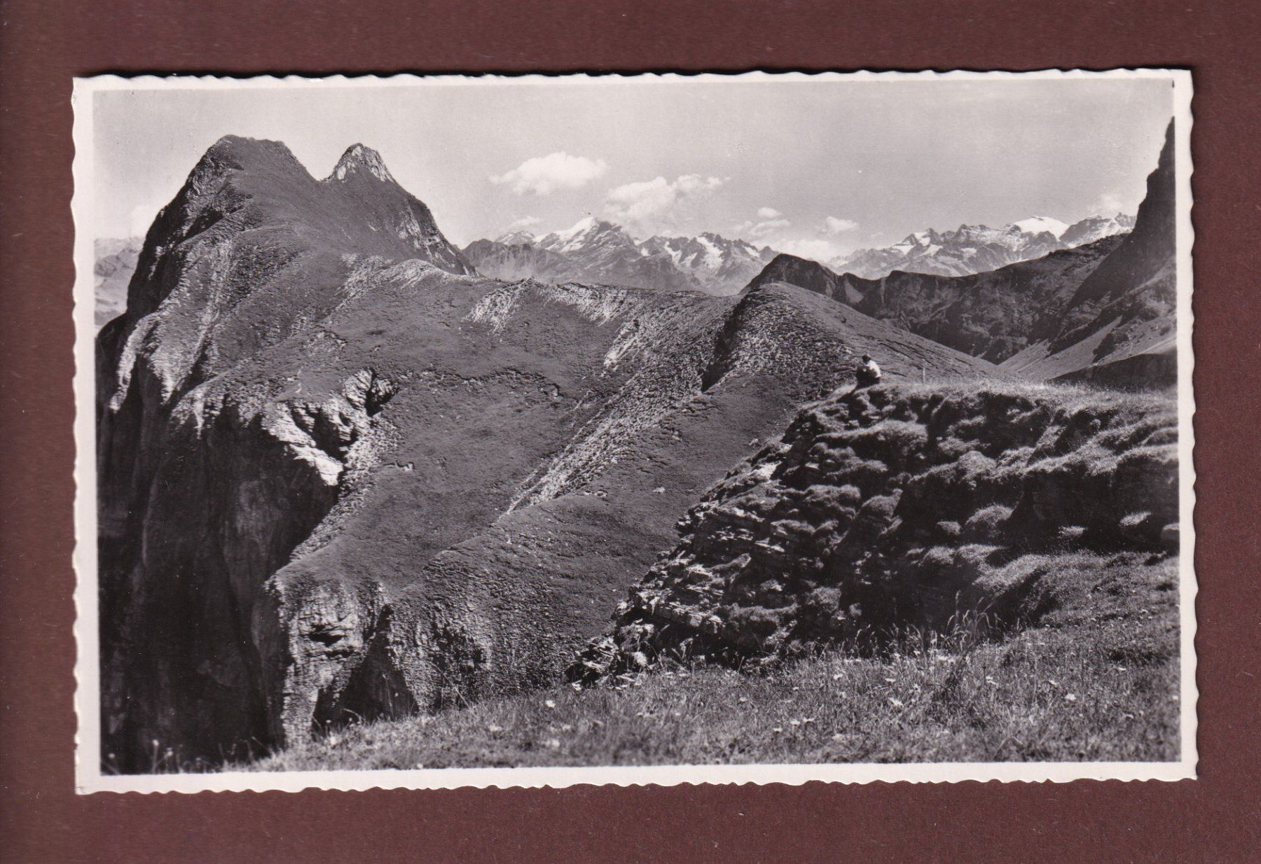 Ansichtskarten: AXALP - Axalphorn - 1947 – Gebraucht aus Pully von nicecards-shop