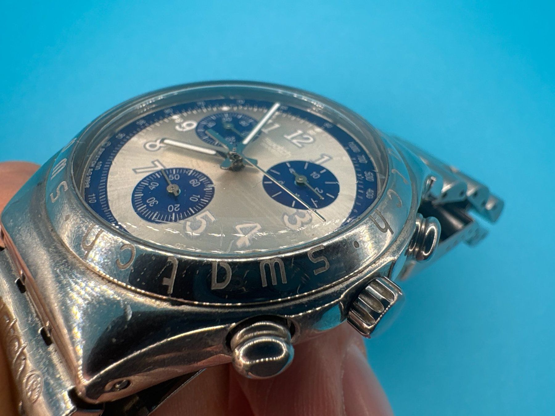 Swatch Orologi: SWATCH SECRET AGENT LIGHT GREY – Usato da Elgg venduto da Jo_Naj 5