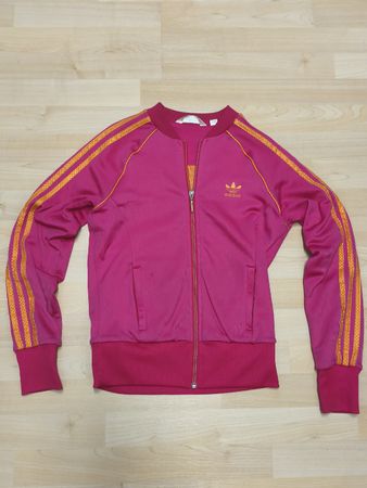 Original Adidas Trainerjacke Vintage Pink/Orange Grösse 36