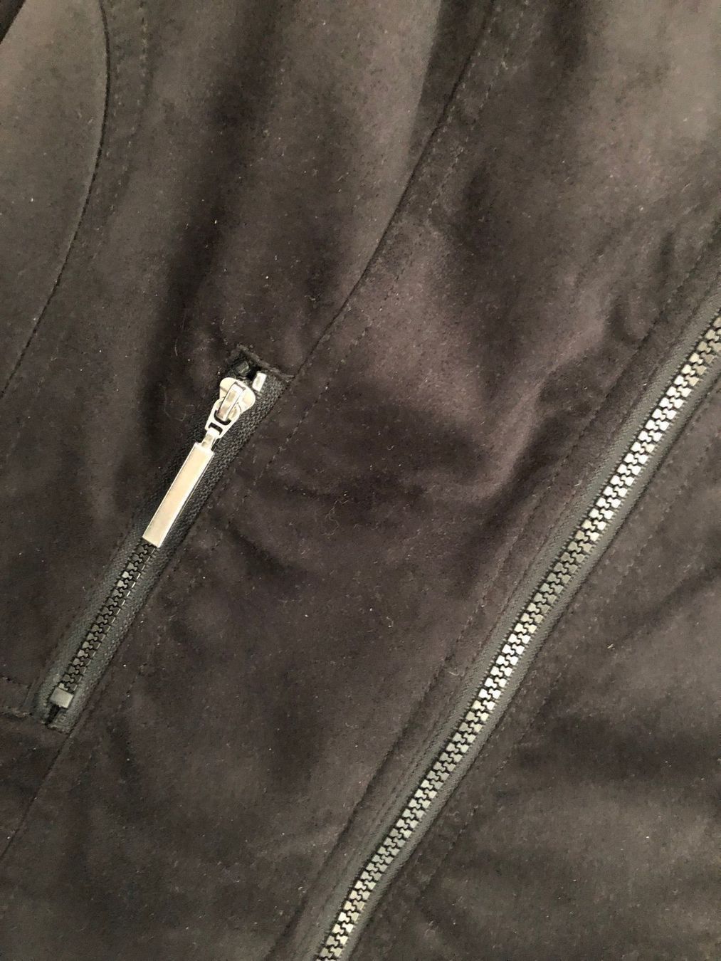 Giacche: Wildleder-Optik Jacke schwarz M – Usato da Hendschiken venduto da Uraniali 3