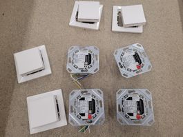 4 Stück Siemens AQR2546NF / AQR2546NF CO2 - Raumthermostat