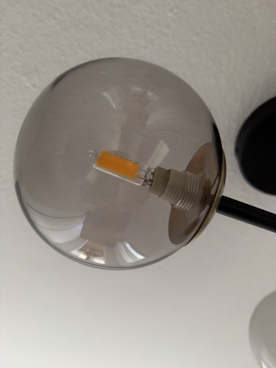 Lustres & lampes de plafonds: Deckenlampe schwarz / Glas – modern – D'occasion à Zürich par dnahr 1