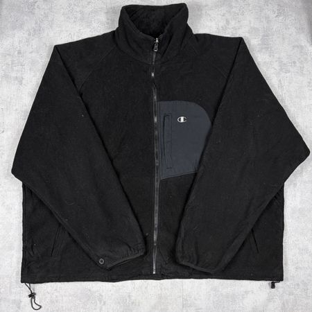 Fleece Jacket Champion Vintage Noir - XXXXL