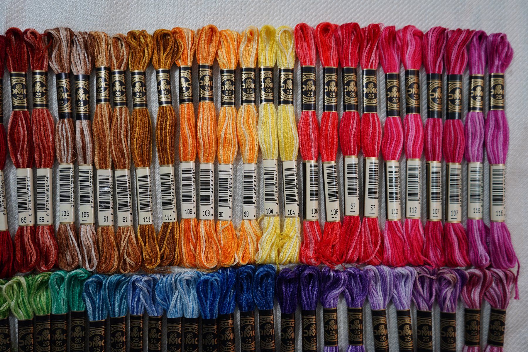 Kordeln & Faden: 56 DMC Mouliné Spécial Multicolor Art 117 - LOSB1 – Neu und originalverpackt aus Mels von DACRI 4