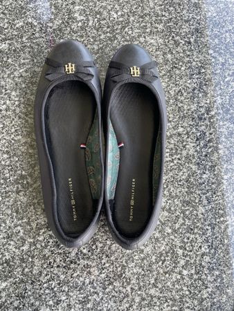 Tommy Hilfiger Ballerinas, Schwarz, Grösse 41