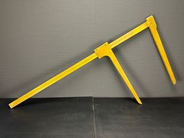 Riesiger Messschieber aus Holz, 120cm lang, Messschenkel 56c