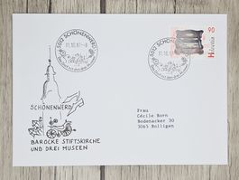 CL11 Enveloppe + Timbre Suisse 1997