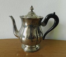 Schöne Vintage Versilberte Kanne Plame