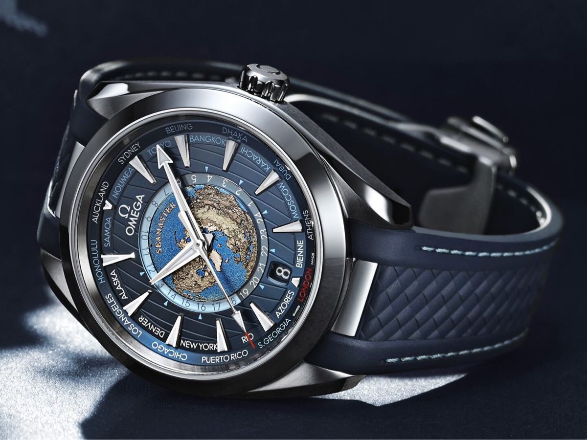 Omega Uhren: Omega Seamaster Aqua Terra Worldtimer full set – Gebraucht aus Gingins von loi_c5sw 1