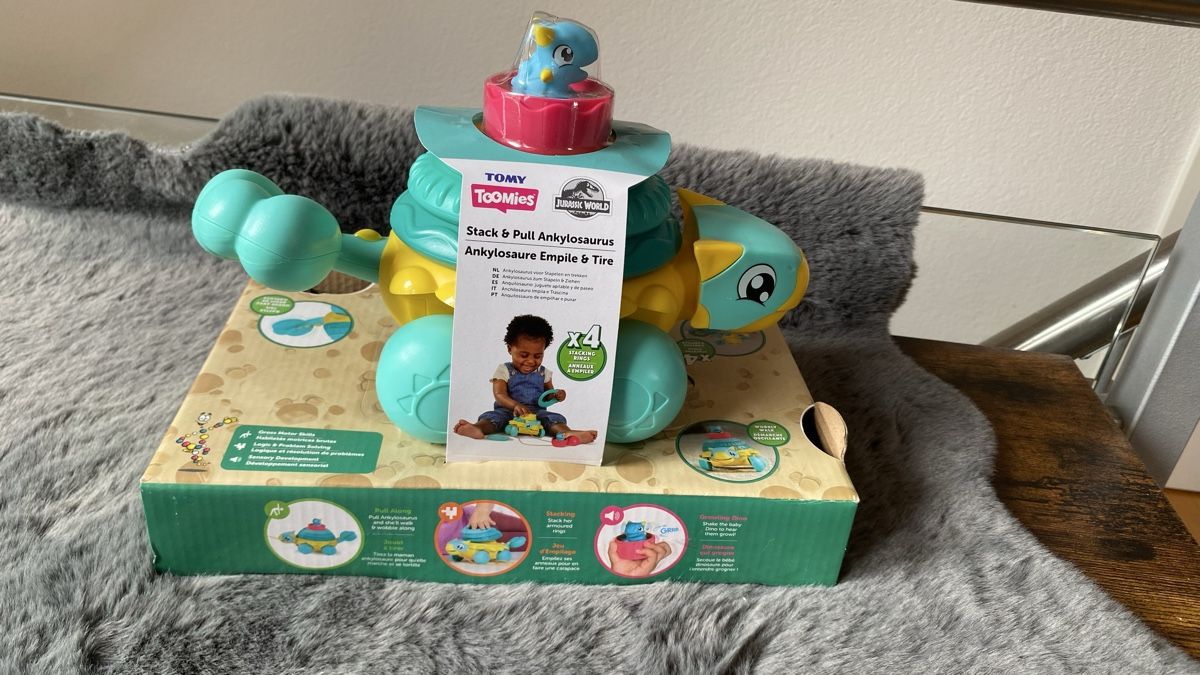 Tomy Giocattoli: Tomy Toomies Stack & Pull Ankylosaurus Jurassic World Spiel – Nuovo e nell'imballaggio originale da Hochwald venduto da _biene_ 2