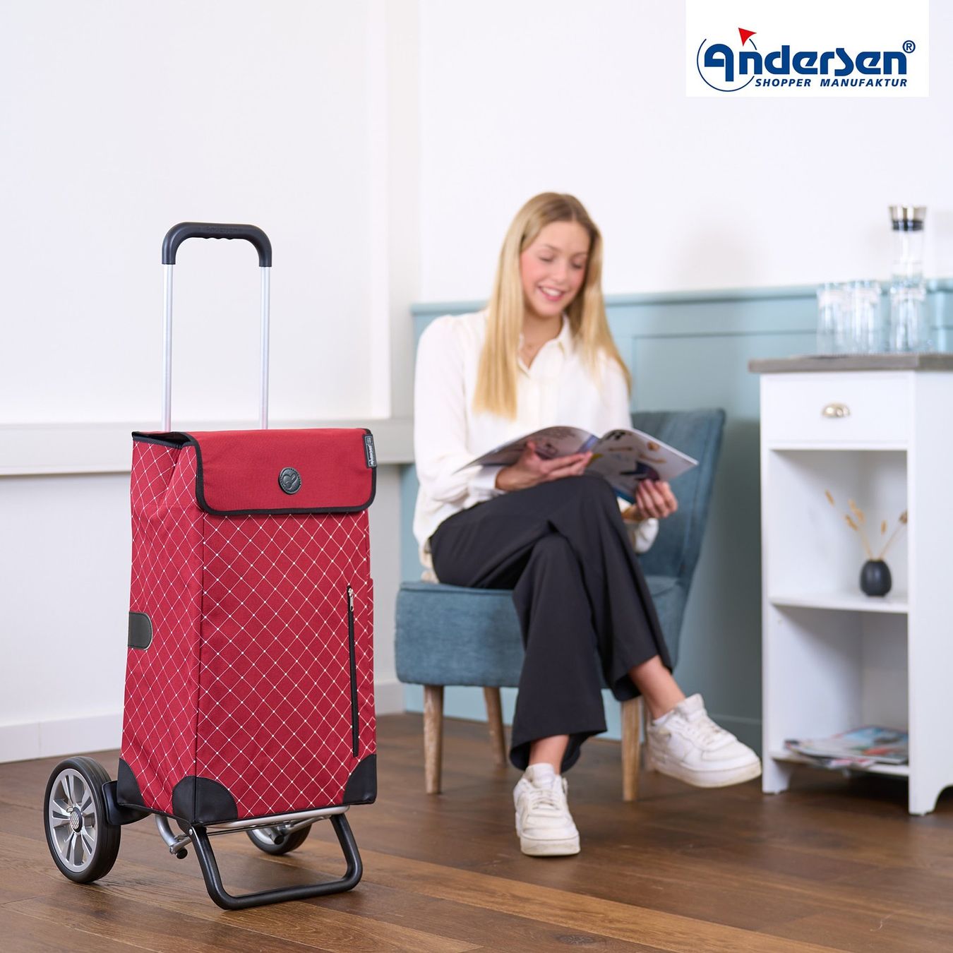 Altro per la casa: ANDERSEN Shopper Alu Star SOFIA rot – Nuovo (secondo la descrizione) da Kägiswil venduto da nick666 3