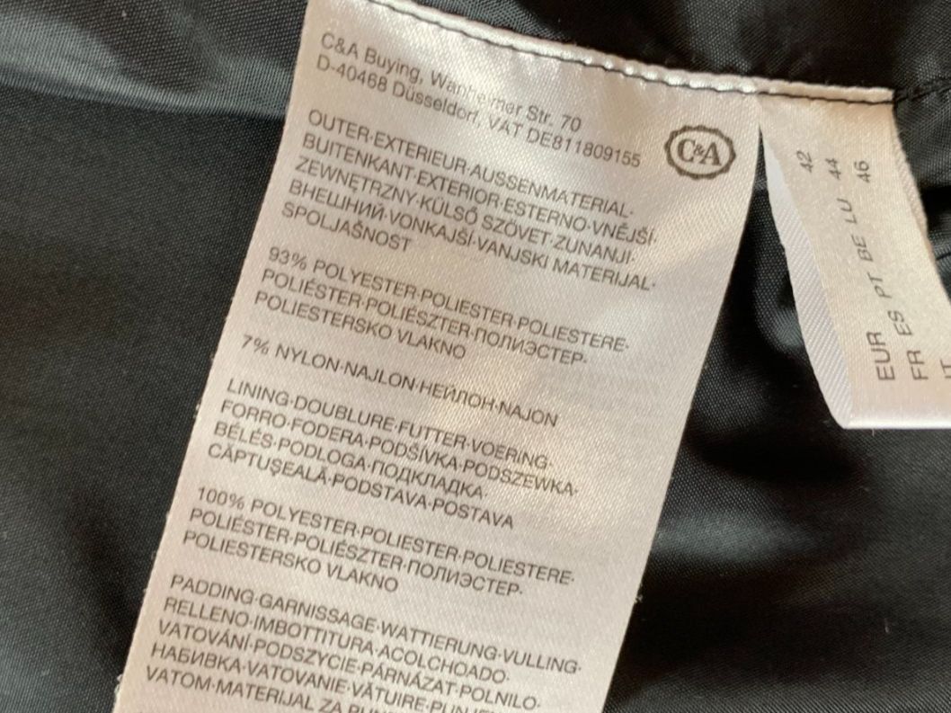 C&A Giacche: C&A Outerwear Damen Jacke, Gr. 42, Braun – Usato da Worb venduto da farben20zauber 6