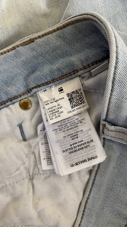 G-Star Jeans: Jeans G-Star 33x36 – Usato da Zürich venduto da lupolupo 3