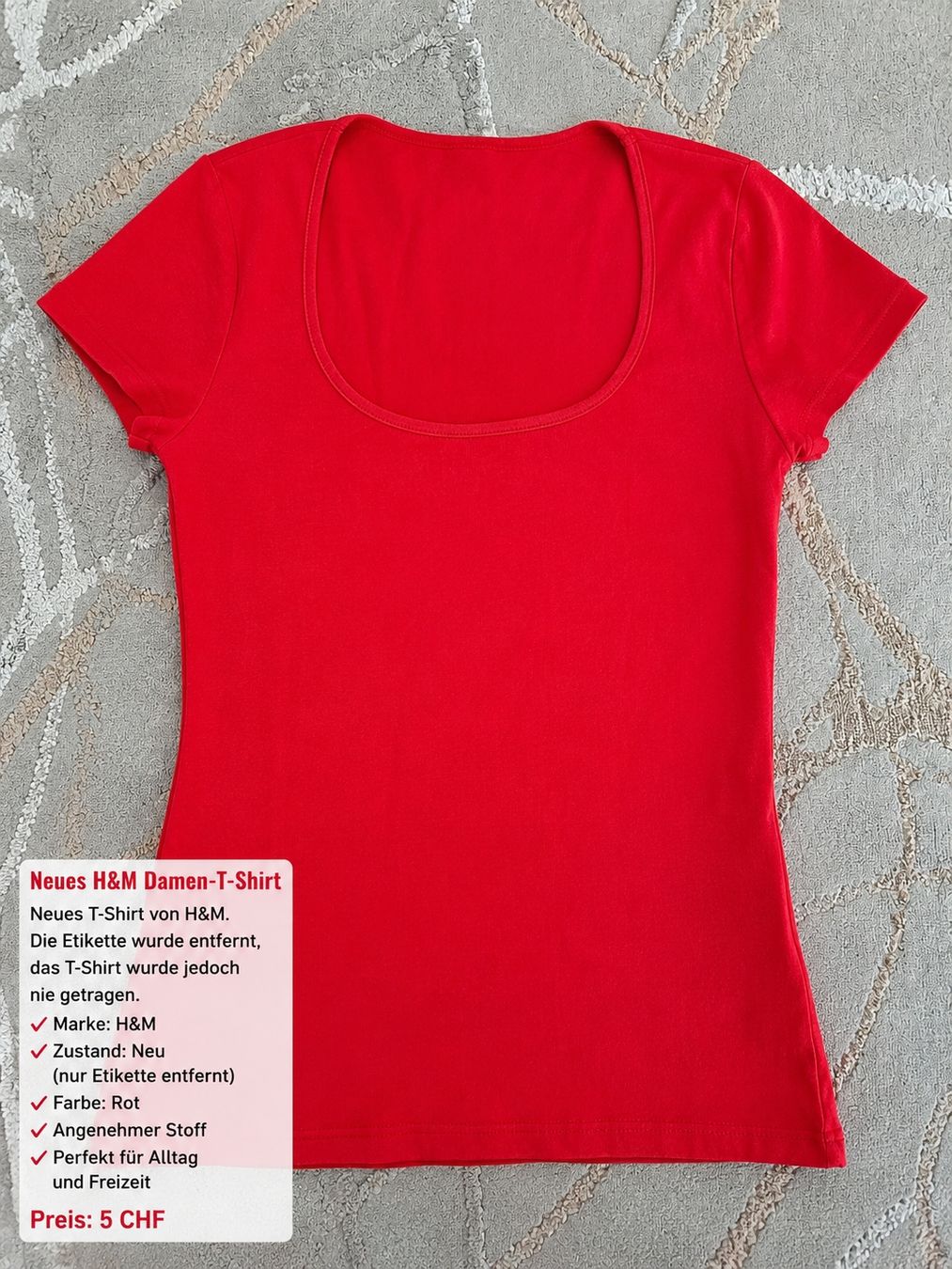 H&M T-Shirts: T-shirt H&M – Neu und originalverpackt aus Gossau SG von sar_7vt5